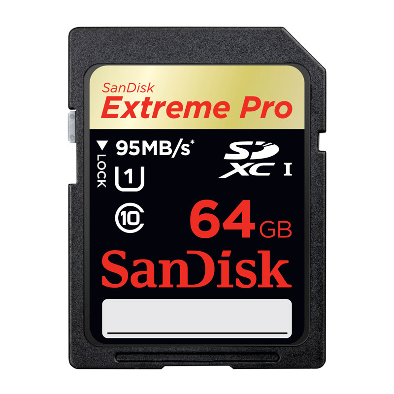 SanDiskMemory Cards Extreme Pro SDXC 64GB